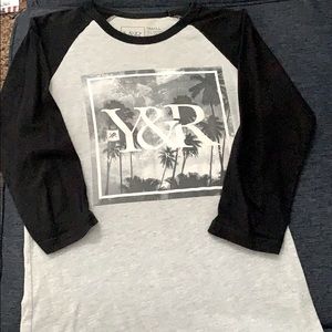 Young & Reckless 3/4 baseball sleeve Tee
